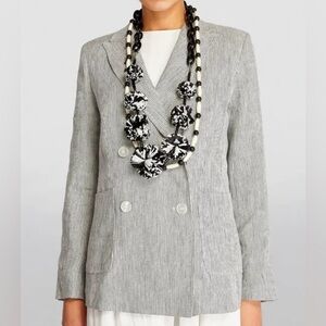 MaxMara Weekend Paper Detail Braided Necklace NWT